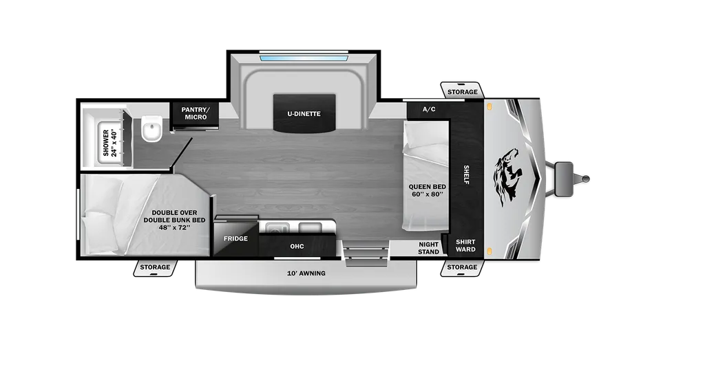 2026 Open Range COLT 17DBS floor plan