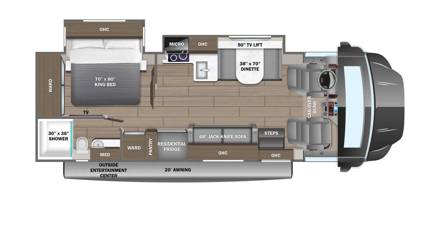 2024 Jayco Seneca XT 32U - Floor plan