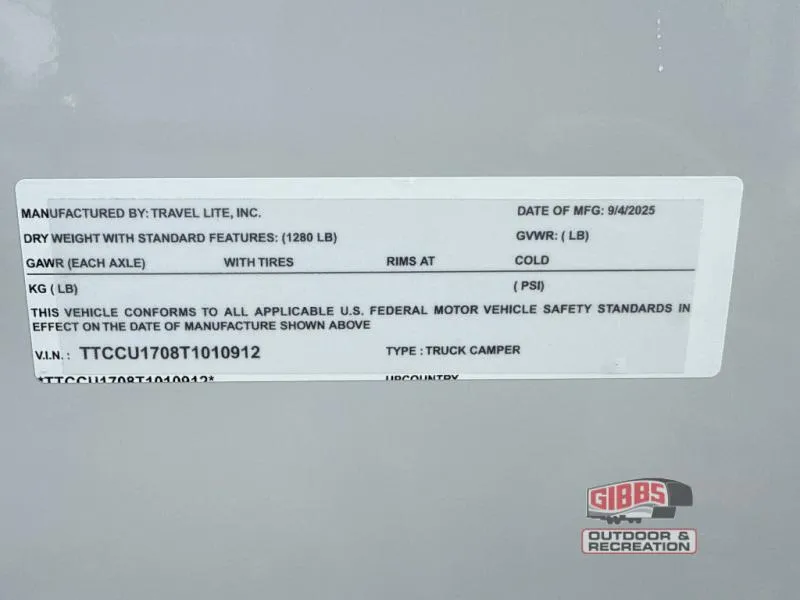2026 Travel Lite Up Country New    575U-XS - Photo 4