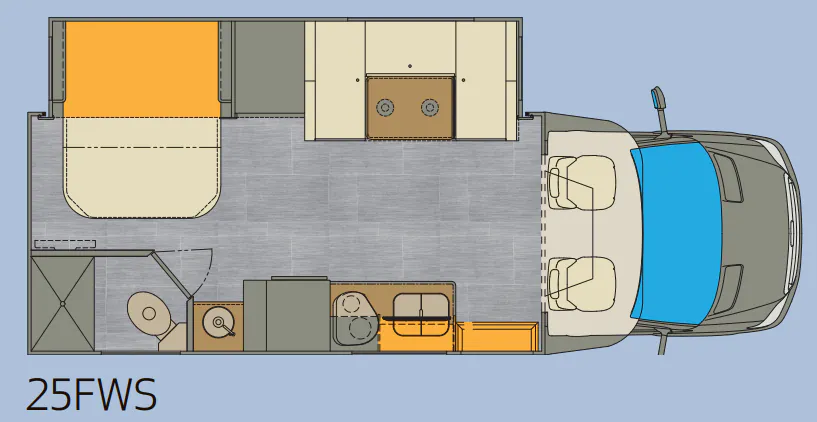 Renegade RV Villagio 25FWS floor plan