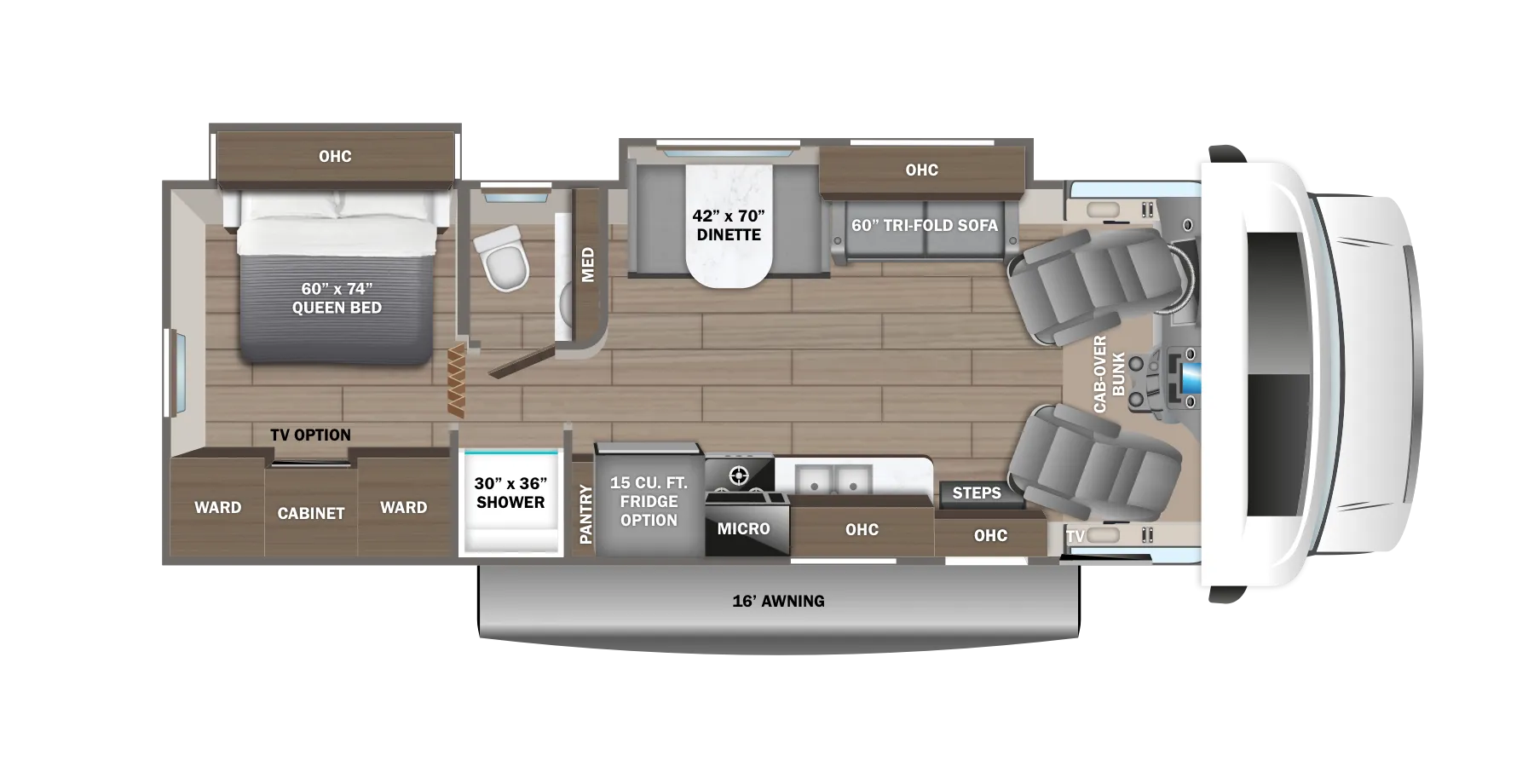 2024 Jayco Greyhawk 29MV - Floor plan