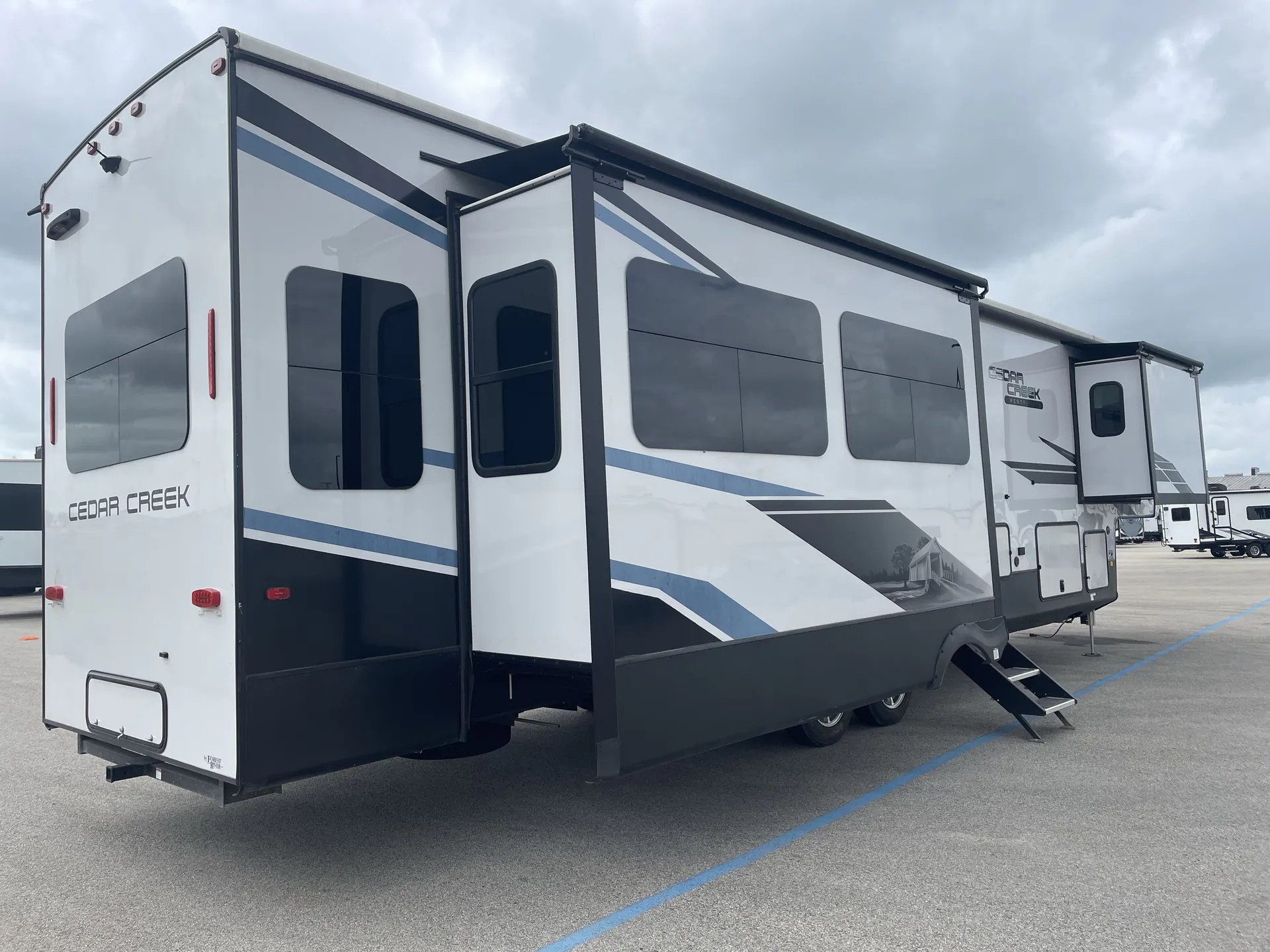 2024 Forest River Cedar Creek 380RL — campside