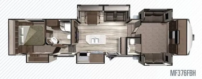 Highland Ridge Mesa Ridge MF376FBH floor plan
