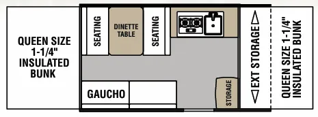 Forest River Viking Epic 2108ST floor plan