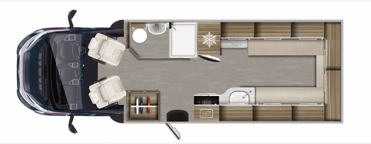 Auto-Trail Tracker RL floor plan