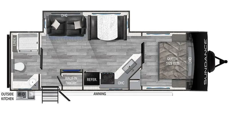 Heartland Sundance Ultra-Lite SDTT 262 RB floor plan