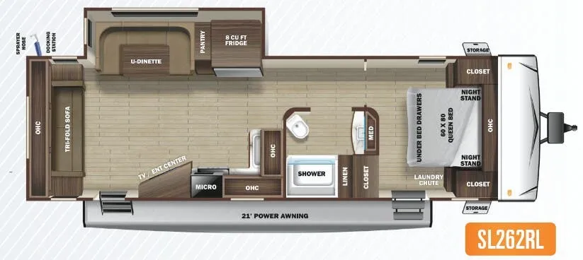 Highland Ridge Mesa Ridge S-Lite SL262RL floor plan