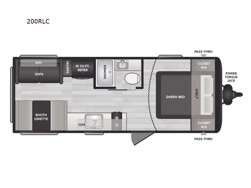 2024 Keystone Springdale Classic Double 200RLC - Floor plan
