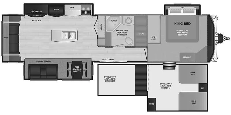 2027 Keystone Residence 401FLFT - Floor plan