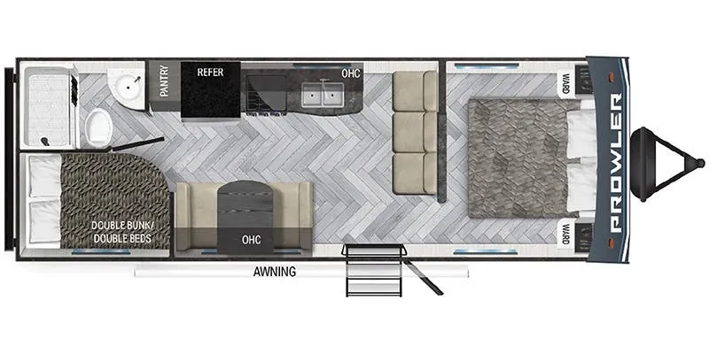 2023 Heartland Prowler 250SBH floor plan