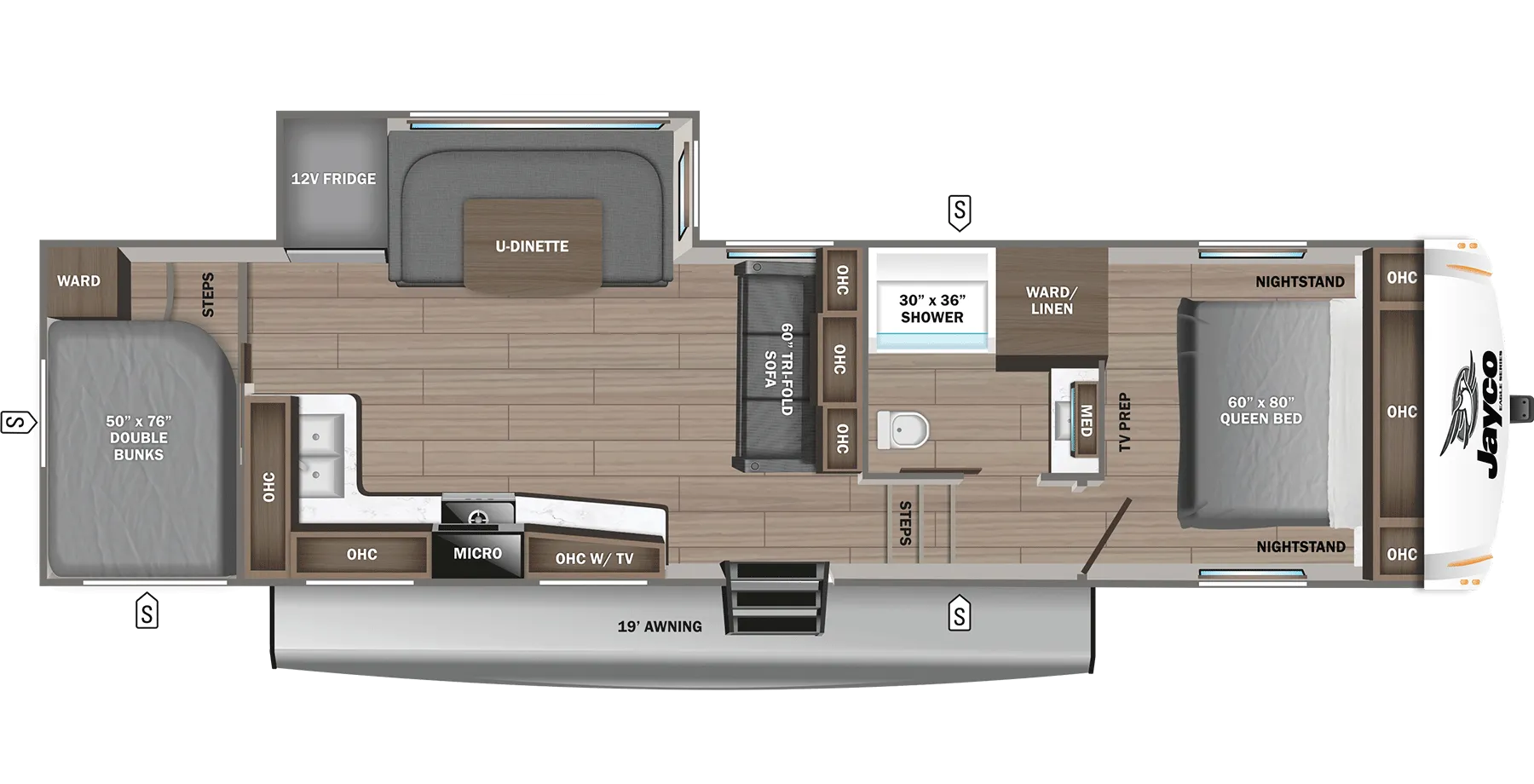 2026 Jayco Eagle SLE 28BHU - Floor plan