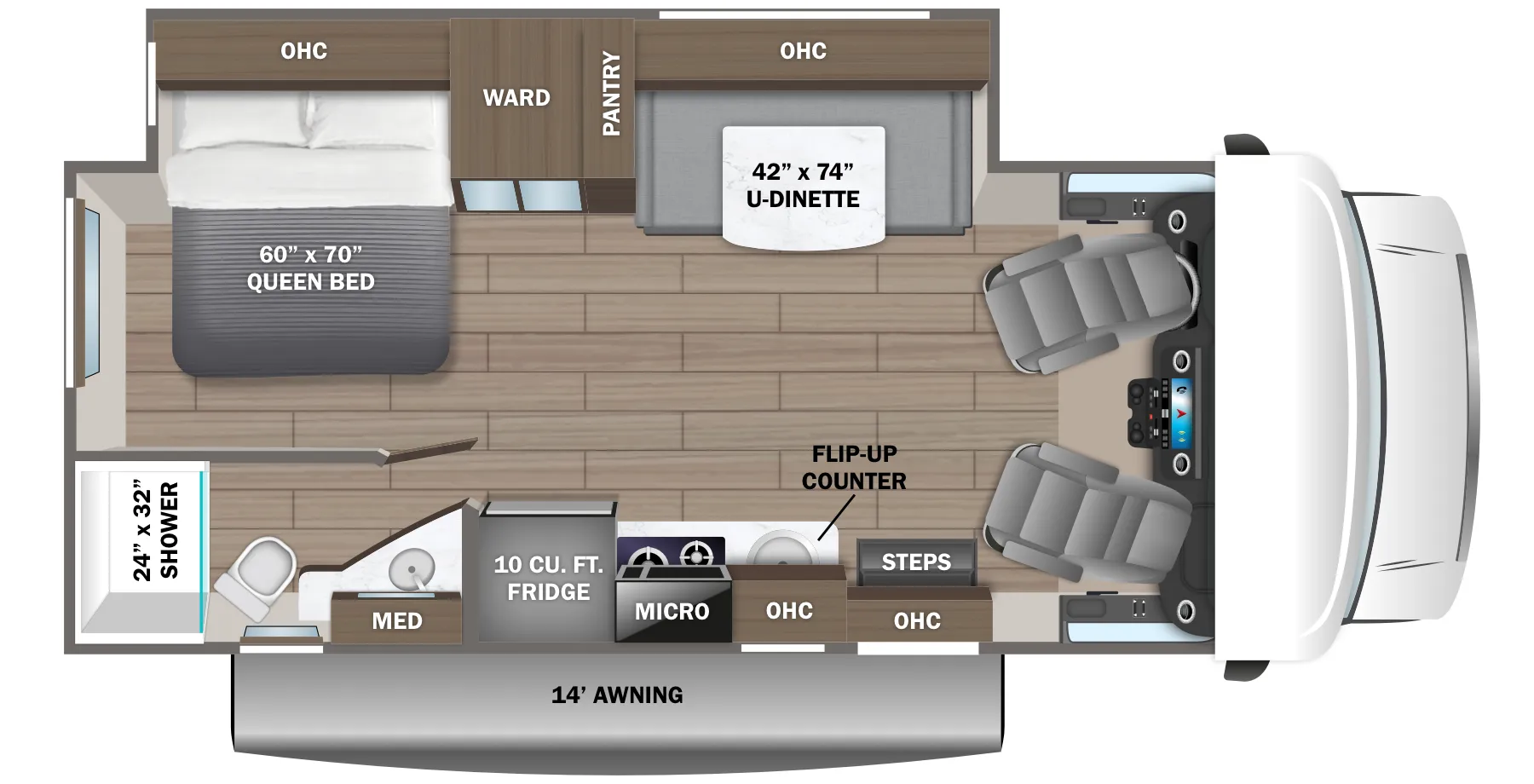 Jayco Melbourne 24L floor plan