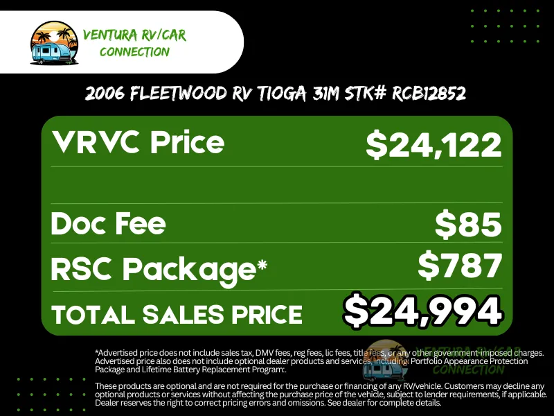 2006 Fleetwood RV Tioga 31M - Photo 2