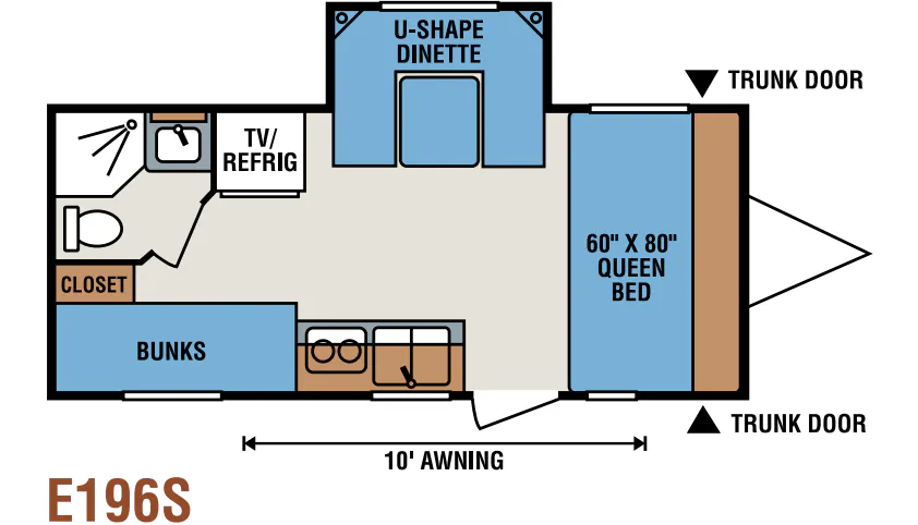 K-Z Spree Escape E196S floor plan