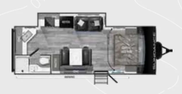 Heartland Sundance 231ML floor plan