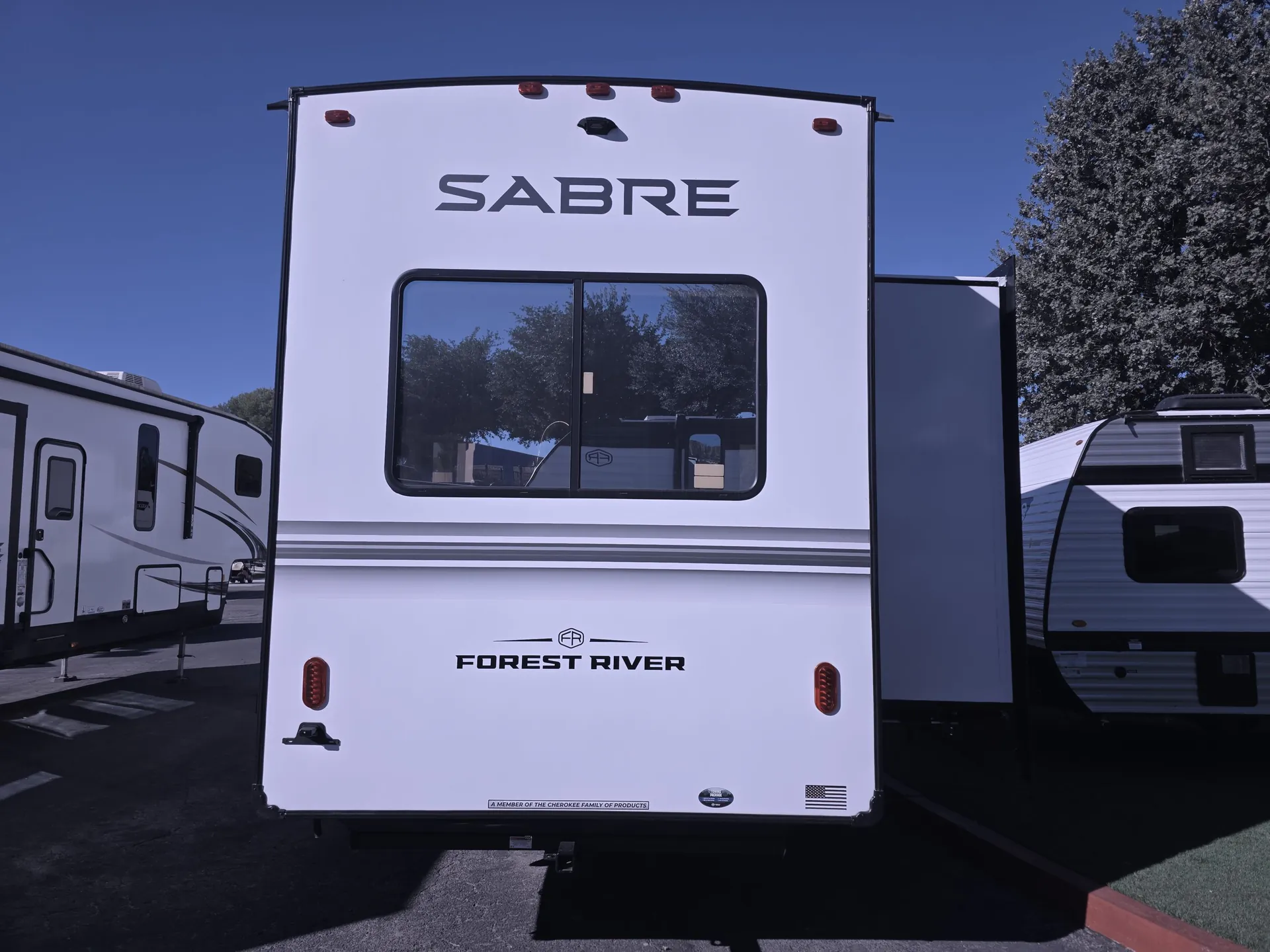 2027 Forest River Sabre 36EST — backside