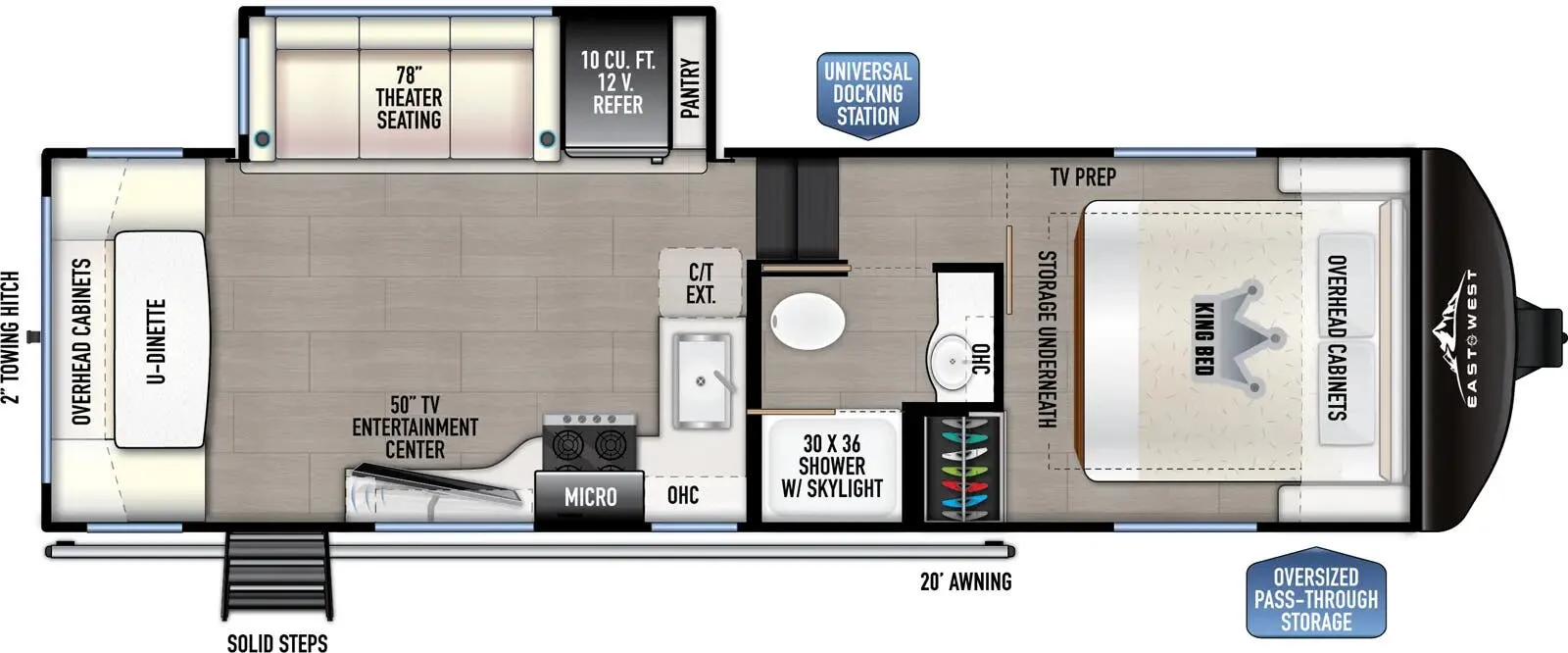 East to West Blackthorn 26RD floor plan