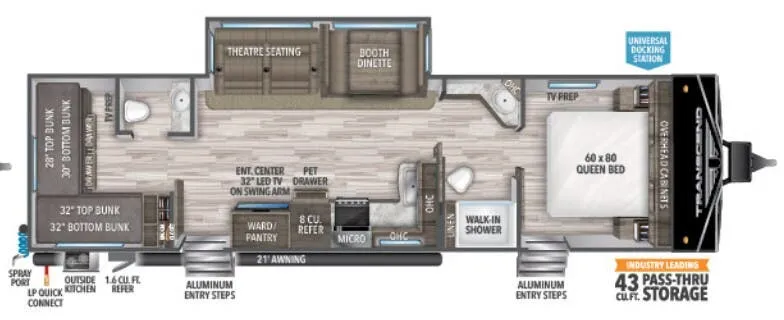Grand Design Transcend Xplor 321BH exterior