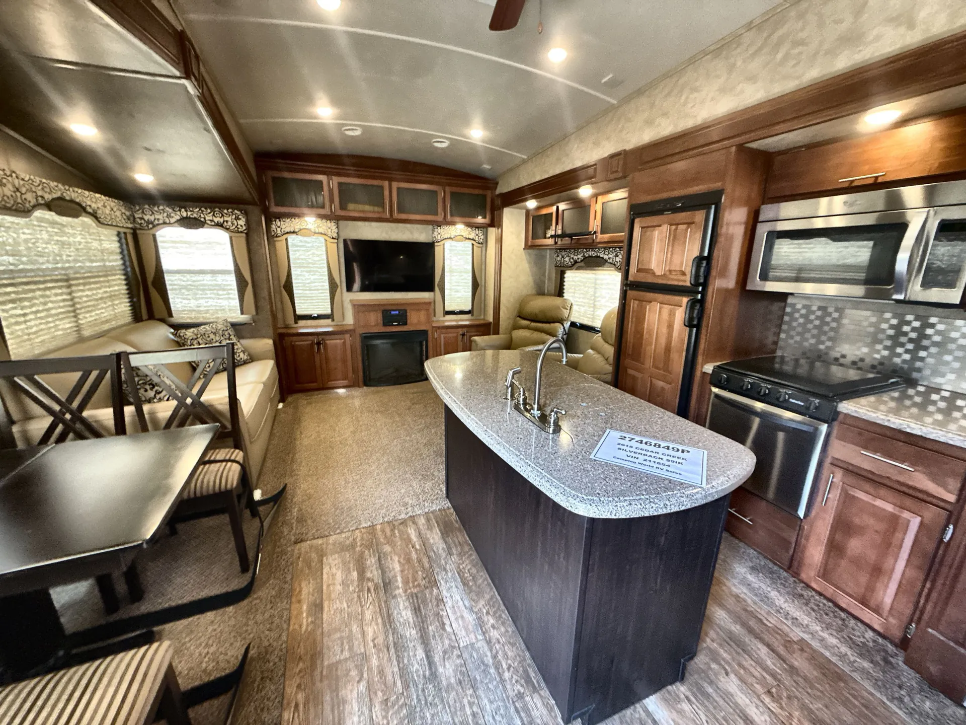2015 Forest River Cedar Creek Silverback 29IK — living area main