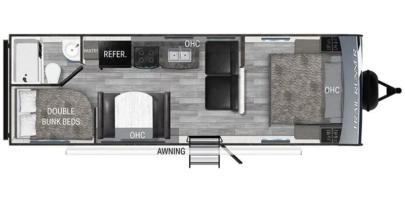 Heartland Trail Runner TR 251 BH floor plan