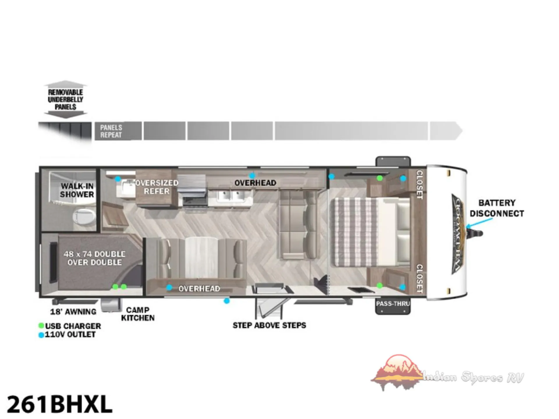 2022 Forest River RV Wildwood X-Lite 261BHXL - Photo 3