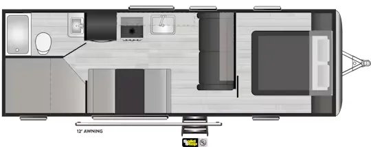 2022 Keystone Springdale 260BH — Floor plan
