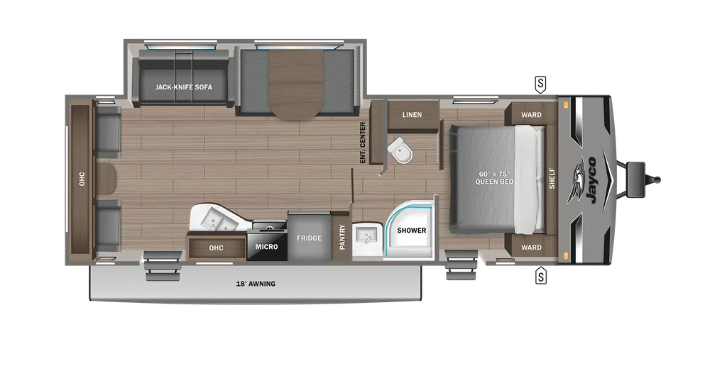 2023 Jayco Jay Flight 265RLSW floor plan