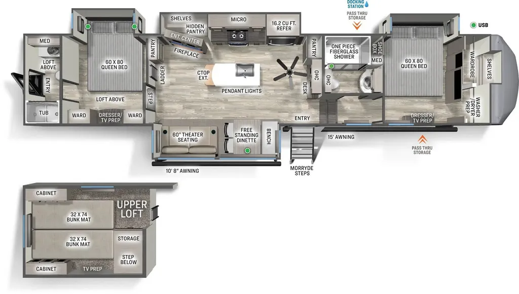 2026 Forest River Sierra 4002FB floor plan