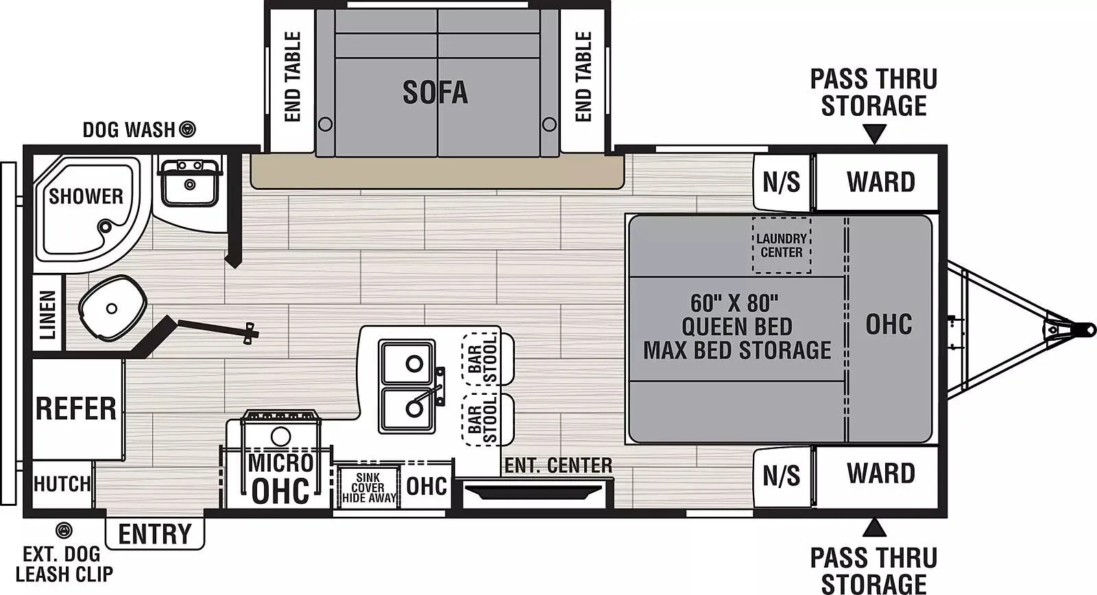 2025 Coachmen Northern Spirit 1943RB - Floor plan