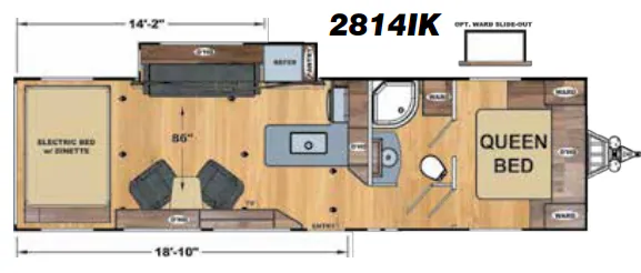 Eclipse Iconic 2814iK floor plan