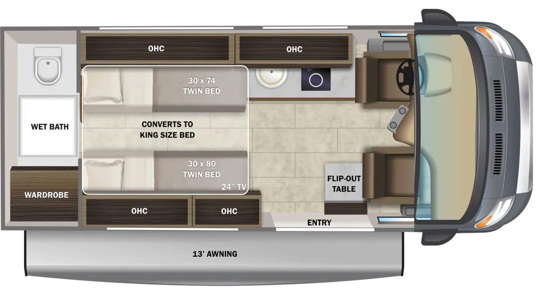 Entegra Coach Ethos Li 20TL floor plan