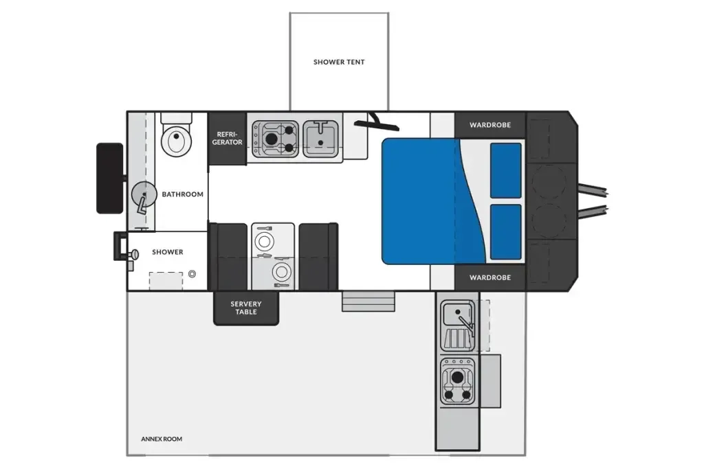 MDC USA XT16HR Island XT16HR ISLAND BASE floor plan