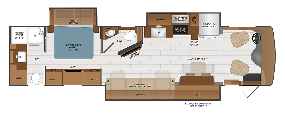 2026 Fleetwood Frontier 37S - Floor plan
