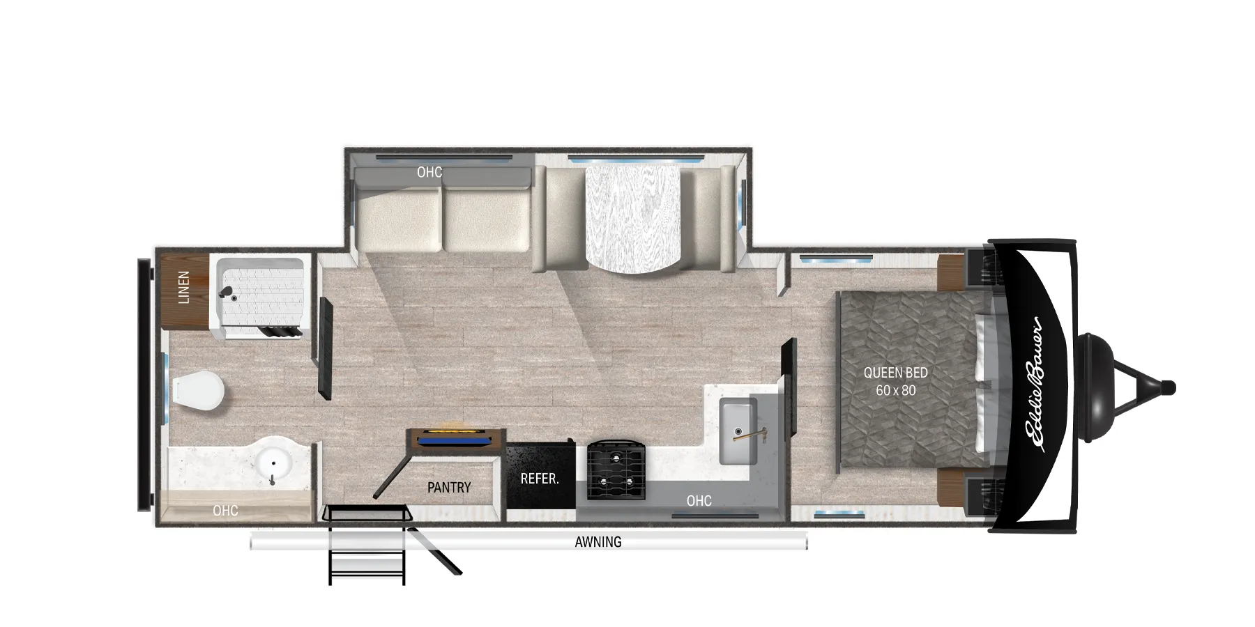 Heartland Eddie Bauer 260RB floor plan