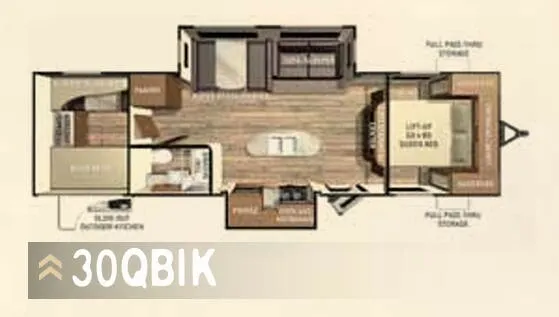 Cruiser RV ViewFinder Signature 30QBIK floor plan
