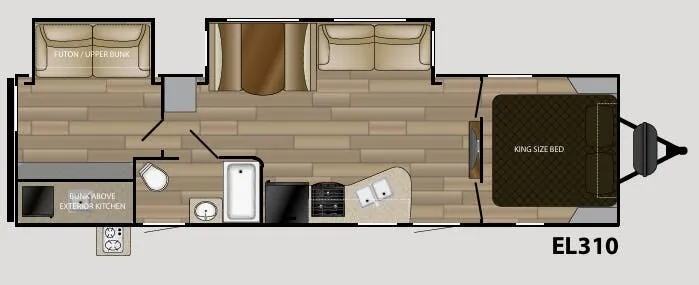 Cruiser RV Embrace 310 floor plan