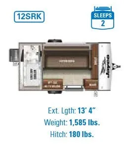 Jayco Jay Feather Micro 12SRK floor plan