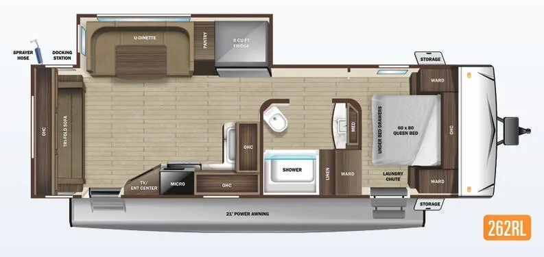 Highland Ridge Open Range Range Lite 262RL floor plan
