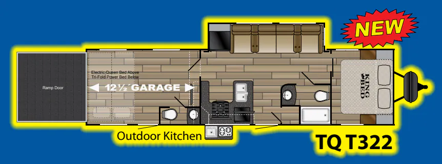 Heartland Torque TQ T322 floor plan
