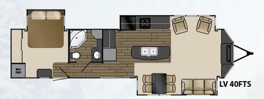 Heartland Lakeview 40 FTS floor plan
