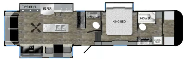 2024 Luxe Elite 39FB - Floor plan