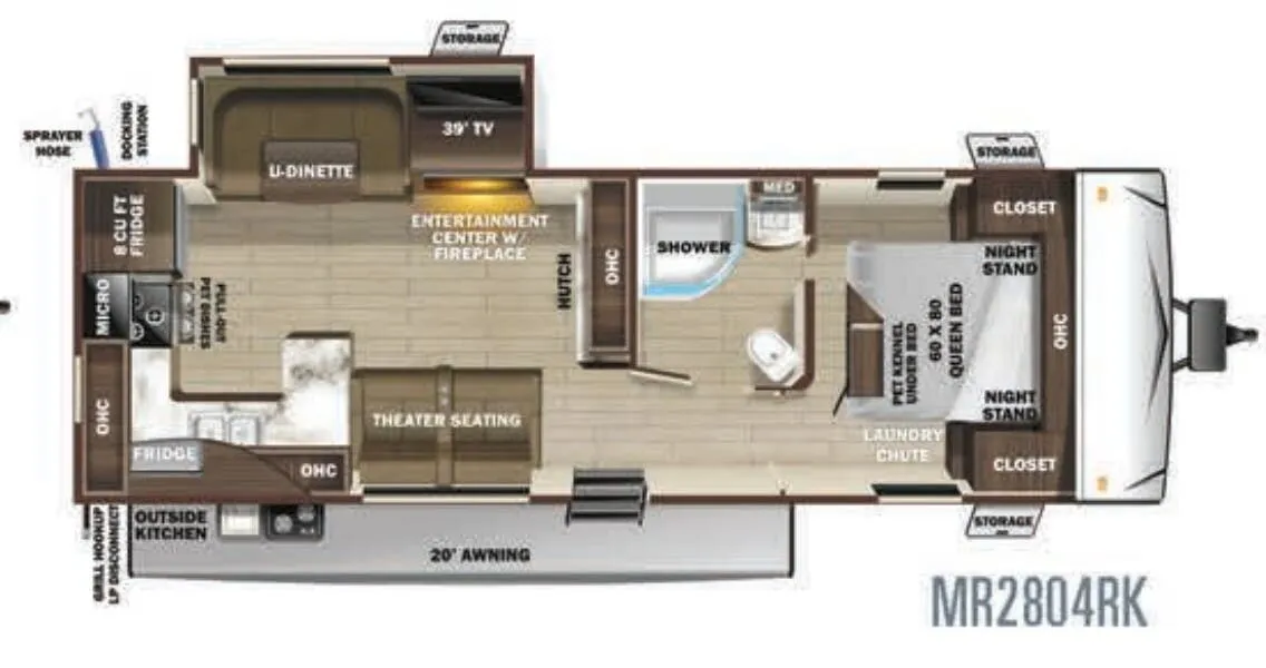 Highland Ridge Mesa Ridge Lite MR2804RK floor plan