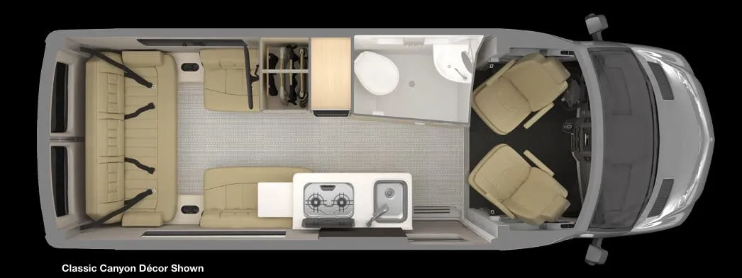 Airstream Interstate 19 AWD floor plan