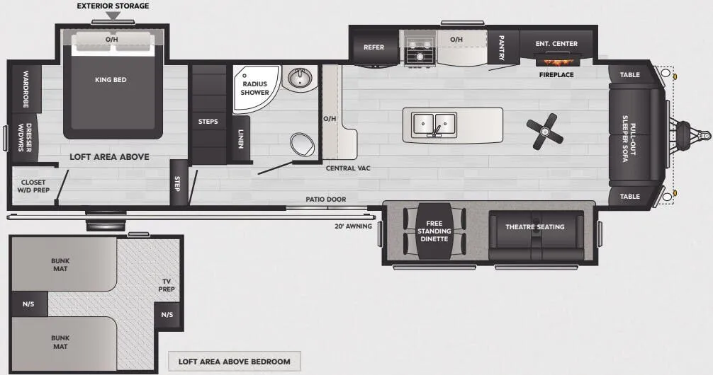 Keystone Residence 40LOFT floor plan