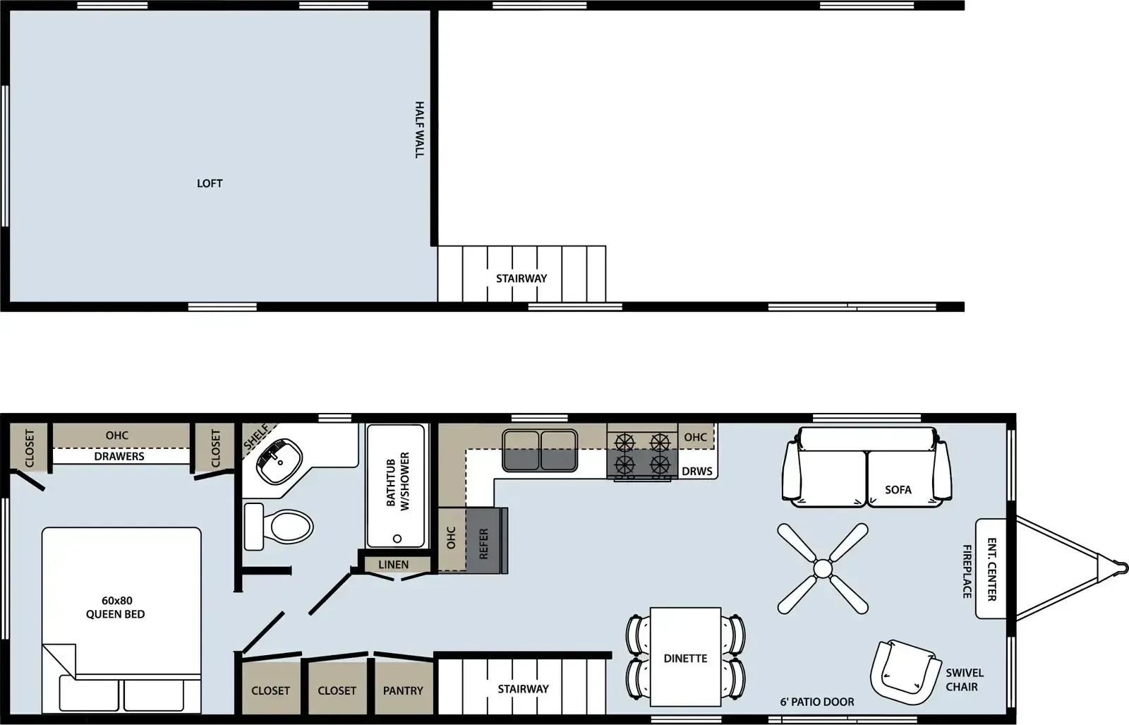 Forest River Quailridge Summit 40CKCL-S floor plan