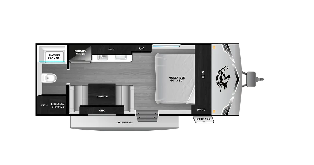 2026 Open Range Open Range Colt 17QB floor plan
