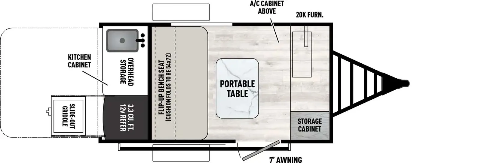 2025 Coachmen Clipper ROK 8000ROK - Floor plan