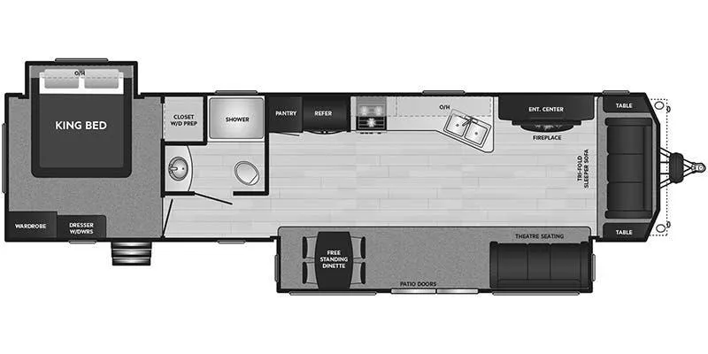 Keystone Residence 401FLRS floor plan