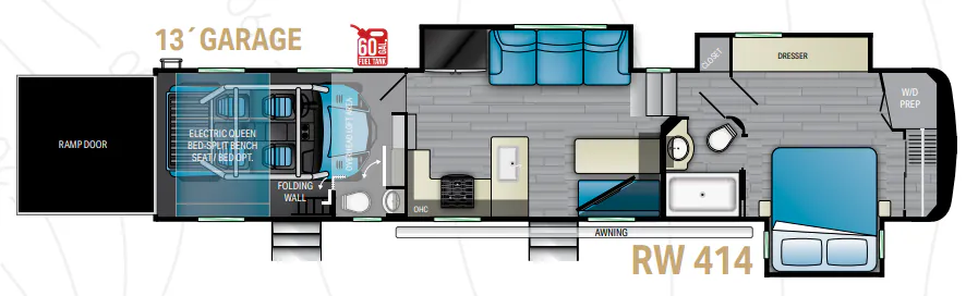 Heartland Road Warrior 414 floor plan