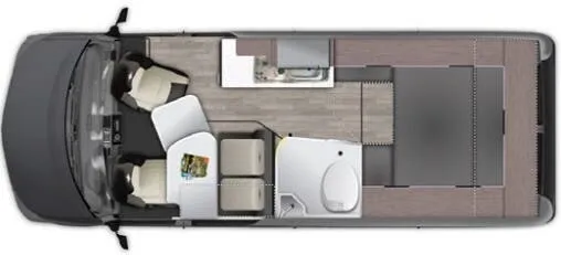 Westfalia Wave SKYLIGHT floor plan